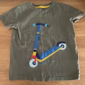 Mini Boden Appliqué Scooter Shirt- Cotton, super fun patchwork feel.